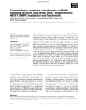 Báo cáo khoa học: Perturbation of membrane microdomains in GLC4 multidrug-resistant lung cancer cells ) modiﬁcation of ABCC1 (MRP1) localization and functionality