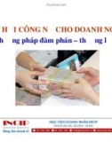 Thu hồi công nợ cho Doanh nghiệp - Phương pháp đàm phán, thương lượng