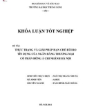 Khóa luận tốt nghiệp: Thực trạng và giải pháp hạn chế rủi ro tín dụng của Ngân hàng Thương mại Cổ phần Đông Á Chi nhánh Hà Nội