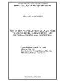 Sáng kiến kinh nghiệm Mầm non: Một số biện pháp phát triển khả năng nghe và nói cho trẻ 24 - 36 tháng tuổi A - khu trung tâm, tại trường mầm non Mậu Lâm