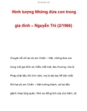 Hình tượng Những đứa con trong gia đình – Nguyễn Thi