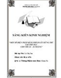 Sáng kiến kinh nghiệm: Một số biện pháp kích thích gây hứng thú tập thể dục cho trẻ 24-36 tháng