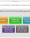 Bài giảng Đàm phán trong thương mại quốc tế - Phần 2: Đàm phán hợp đồng ngoại thương