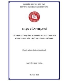 Luận văn Thạc sĩ Quản trị kinh doanh: Tác động của quảng cáo trên mạng xã hội đến hành vi mua sắm trực tuyến của giới trẻ