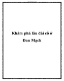 Khám phá lâu đài cổ ở Đan Mạch