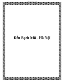 Đền Bạch Mã - Hà Nội