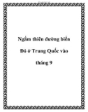 Ngắm thiên đường biển Đỏ ở Trung Quốc vào tháng 9