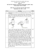 Đáp án đề thi tốt nghiệp cao đẳng nghề khóa 3 (2009-2012) - Nghề: Điện công nghiệp - Môn thi: Lý thuyết chuyên môn nghề - Mã đề thi: DA ĐCN-LT02