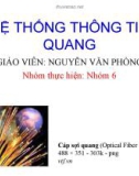 HỆ THỐNG THÔNG TIN QUANG - Gv.Nguyễn Văn Phòng