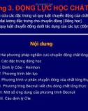 Bài giảng Kỹ thuật thủy khí: Chương 3 - Đang Thế Ba