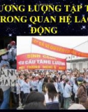 THƯƠNG LƯỢNG TẬP THỂ TRONG QUAN HỆ LAO ĐỘNG