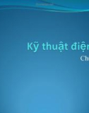 Bài giảng Kỹ thuật điện tử - Chương 2: Diode