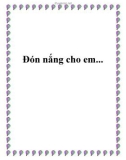 Đón nắng cho em