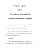 Đông Châu Liệt Quốc - hồi 18