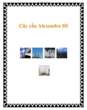 Cây cầu Alexandre III