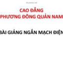 Bài giảng Ngắn mạch điện: Chương 7 - CĐ Phương Đông