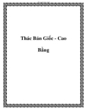 Thác Bản Giốc - Cao Bằng