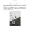 Ngắm Seoul từ tháp Namsan