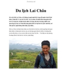 Du lịch Lai Châu