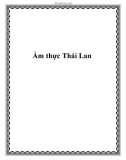 Ẩm thực Thái Lan