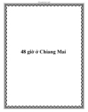 48 giờ ở Chiang Mai