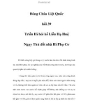 Đông Châu Liệt Quốc -Hồi 39