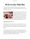 Bí ẩn trà đạo của Nhật Bản