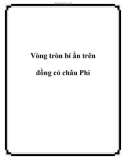 Vòng tròn bí ẩn trên đồng cỏ châu Phi