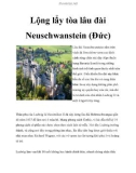 Lộng lẩy tòa lâu đài Neuschwanstein (Đức)