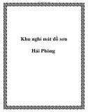 Khu nghỉ mát đồ sơn Hải Phòng