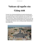 Vatican cội nguồn của Giáng sinh