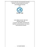 Giáo trình Giáo dục thể chất (Môn: Bóng rổ) - CĐ Kinh tế Kỹ thuật TP.HCM