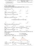 Đề thi học kì 1 môn Toán lớp 7 năm 2022-2023 có đáp án - Trường TH&THCS Zà Hung, Đông Giang