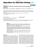 Báo cáo sinh học: CHSMiner: a GUI tool to identify chromosomal homologous segments