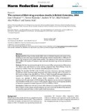 báo cáo khoa học: The context of illicit drug overdose deaths in British Columbia, 2006