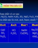 Bài giảng điện tử môn hóa học: mối quan hệ giữa các hợp chất hữu cơ