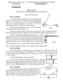 Đề thi học sinh giỏi cấp tỉnh môn Vật lý THPT năm 2020-2021 - Sở GD&ĐT Sóc Trăng