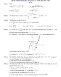 Đề thi học kì 2 môn Toán lớp 11 năm 2021-2022 - Trường THPT Thủ Đức