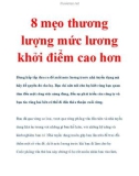 8 mẹo thương lượng mức lương khởi điểm cao hơn