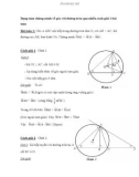 Dạng toán chứng minh về góc với đường tròn qua nhiều cách giải 1 bài toán