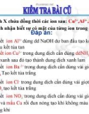 Bài giảng điện tử môn hóa học: nhận biết một số các chất khí