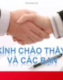 Thuyết trình 'Kĩ năng đàm phán trong kinh doanh với người châu Âu'