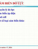 Bài giảng Cảm biến công nghiệp - Chương 6