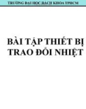 Bài tập Thiết bị trao đổi nhiệt