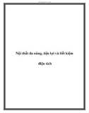 Nội thất đa năng, tiện lợi và tiết kiệm diện tích