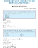 15 bài toán điện xoay chiều hay khó trong mùa thi thử 2013