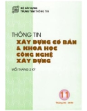 Thông tin Xây dựng cơ bản và khoa học công nghệ xây dựng – Số 11/2010