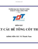 Bài giảng Kết cấu bê tông cốt thép (KS. Võ Thành Nam) - Chương 2