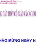 Bài giảng Sinh học 11 - Bài 20: Cân bằng nội môi (Trường THPT Nguyễn Đình Liễn)