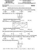 Đề kiểm tra học kì 1 môn Toán lớp 12 năm học 2020-2021 – Sở Giáo dục và Đào tạo thành phố Cần Thơ (Mã đề 101)